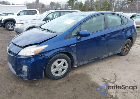 2011 Toyota Prius Three из США, поврежденный, VIN JTDKN3DUXB1423478